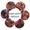 MOON 1007B- Palet lune incurvé DESIGN - Motif Fleurs