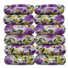 1008 - Tubes incurvés DESIGN - Motif Fleurs 12MM