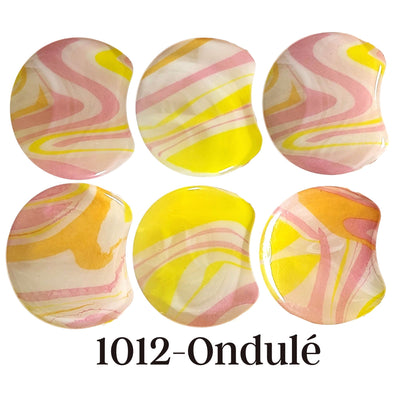 MOON 1012- Palet lune incurvé DESIGN - Motif Ondulé