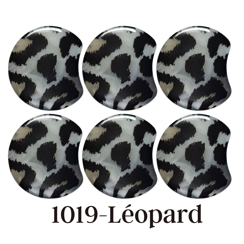 MOON 1019- Palet lune incurvé DESIGN - Motif Léopard