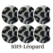 MOON 1019- Palet lune incurvé DESIGN - Motif Léopard