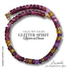 KIT collier collection GLITTER SPIRIT- Raisin & Cassis