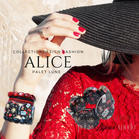 MOON 1059- Palet lune incurvé DESIGN - Motif Alice
