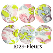 MOON 1029- Palet lune incurvé DESIGN - Motif Fleurs