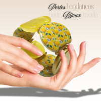 MOON 1030B- Palet lune incurvé DESIGN - Motif Citrons