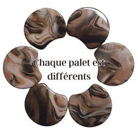 MOON 1037- Palet lune incurvé DESIGN - Motif Ondulé