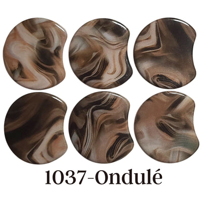 MOON 1037- Palet lune incurvé DESIGN - Motif Ondulé