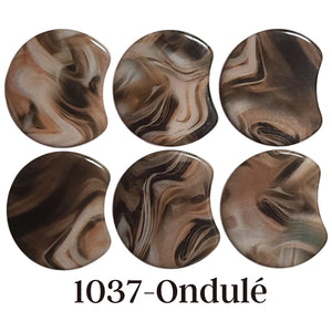 MOON 1037- Palet lune incurvé DESIGN - Motif Ondulé