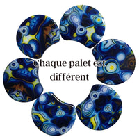 MOON 1046- Palet lune incurvé DESIGN - Motif Ondulé