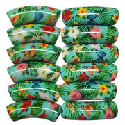 1039 - Tubes incurvés DESIGN - Motif Fleurs 12MM