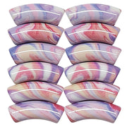 1045 - Tubes incurvés DESIGN - Motif Ondulé 12MM