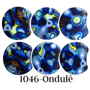 MOON 1046- Palet lune incurvé DESIGN - Motif Ondulé