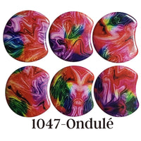 MOON 1047- Palet lune incurvé DESIGN - Motif Ondulé