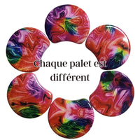 MOON 1047- Palet lune incurvé DESIGN - Motif Ondulé