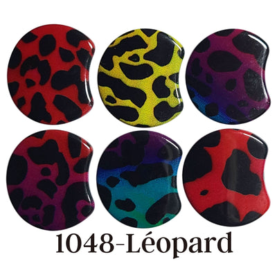 MOON 1048- Palet lune incurvé DESIGN - Motif Léopard