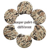 MOON 1051- Palet lune incurvé DESIGN - Motif Coffee