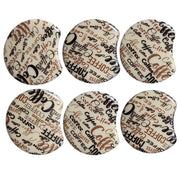 MOON 1051- Palet lune incurvé DESIGN - Motif Coffee