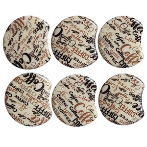 MOON 1051- Palet lune incurvé DESIGN - Motif Coffee