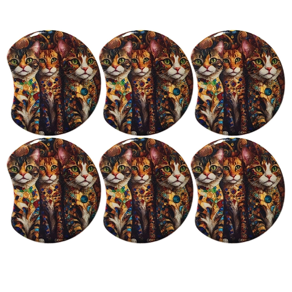 MOON 1056- Palet lune incurvé DESIGN - Motif Chats
