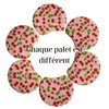 MOON 1057- Palet lune incurvé DESIGN - Motif Cerises