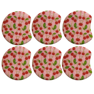 MOON 1057- Palet lune incurvé DESIGN - Motif Cerises