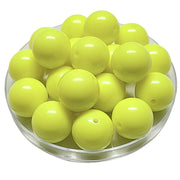 106 - Boules acryliques brillantes Mimosa 20MM