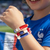 ALLEZ les BLEUS !  Bracelet enfant Miny Tricolore