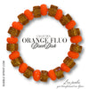 ORANGE FLUO bracelet DiscoDisk