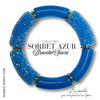 447 - Tubes incurvés Sucrés 14MM, Sorbet Azur