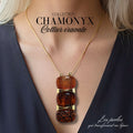 KIT collier collection CHAMONYX - Mandarine