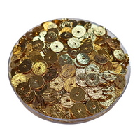 10MM- Rondelles brossées, plaqué or, réf PLO-13