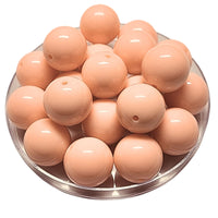 112 - Boules acryliques brillantes Rose thé 20MM