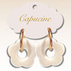76- Fleur Capucine Blanc nacré - 27mm