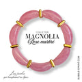 KIT bracelet collection MAGNOLIA - Rose marbré