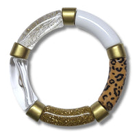 235CSatin -Cylindre séparateur Doré vieilli satin 12mm