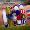 ALLEZ les BLEUS !  Bracelet Ice Cube Tricolore
