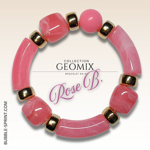 KIT bracelet collection GEOMIX - Rose B.