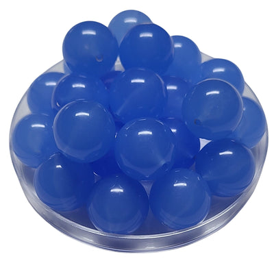 122 - Boules acryliques brillantes Sorbet azur 20MM