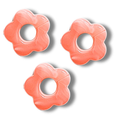 12- Fleur BABY Capucine Grenadine marbrée - 20mm