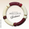 KIT bracelet collection MISS COCO - Bordeaux