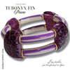 TUBONYX FIN Bracelet Prune