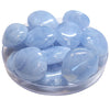 15/30MM - Galets TIKA, Bleu ciel marbré