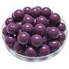 166 - Boules acryliques brillantes Violet d'évêque 16MM