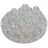426 - Boules acryliques Mirage Blanc Opale 16MM