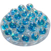 436 - Boules acryliques Mirage Turquoise 16MM