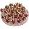 437 - Boules acryliques Mirage Chocolat 16MM