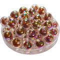 437 - Boules acryliques Mirage Chocolat 16MM