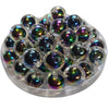 438 - Boules acryliques Mirage Noir 16MM
