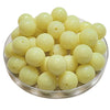 389 - Boules acryliques brillantes Sorbet Citron Vert Néon 16MM