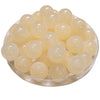 387 - Boules acryliques brillantes Sorbet Champagne 16MM